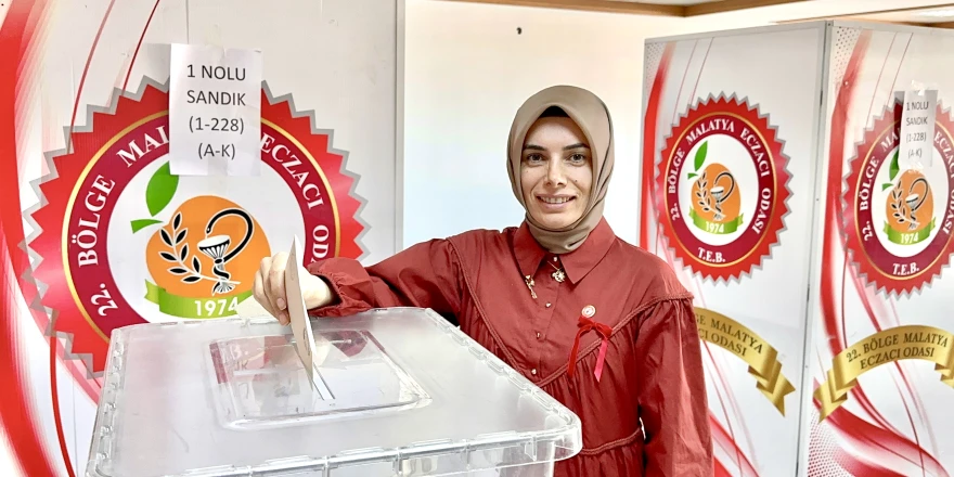 Malatya Eczacı Odası’nda Ebru Sönmez Güven Tazeledi