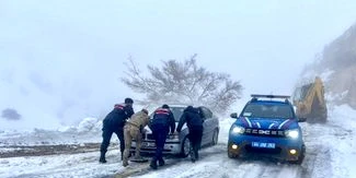 Malatya Genelinde Kuvvetli Kar Yağışı Hayatı Olumsuz Etkiledi