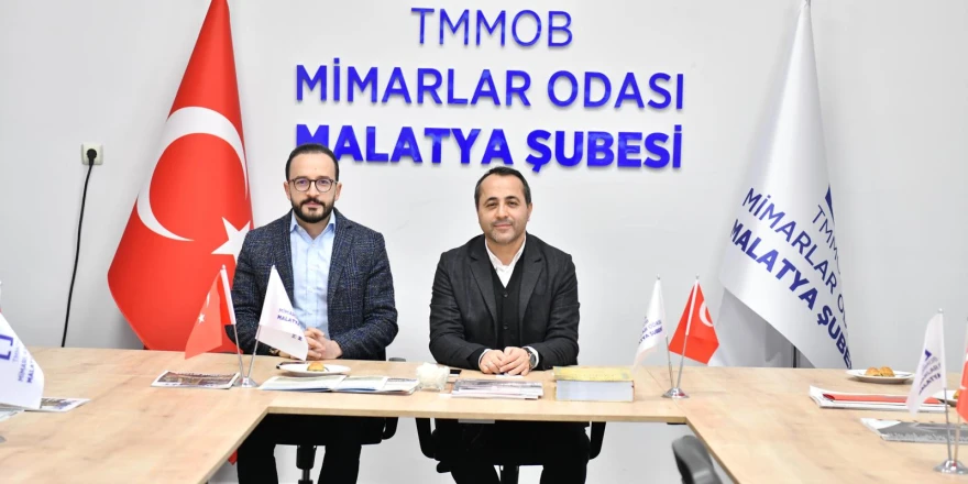 Malatya Milletvekili Abdurrahman Babacan Mimarlar Odamızı ziyaret etti