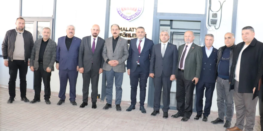 Malatya TSO’dan Şevket Keskin’e Tebrik Ziyareti