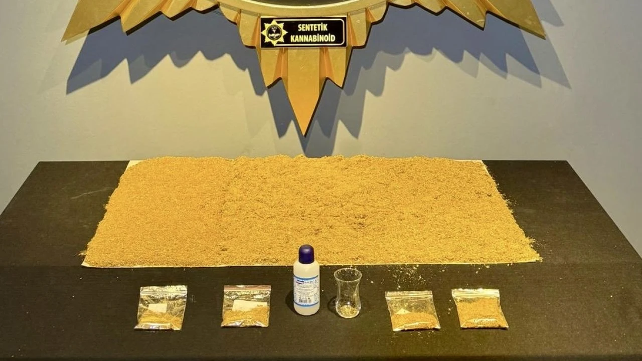 Malatya’da 1,5 Kilo Sentetik Kannabinoid Ele Geçirildi