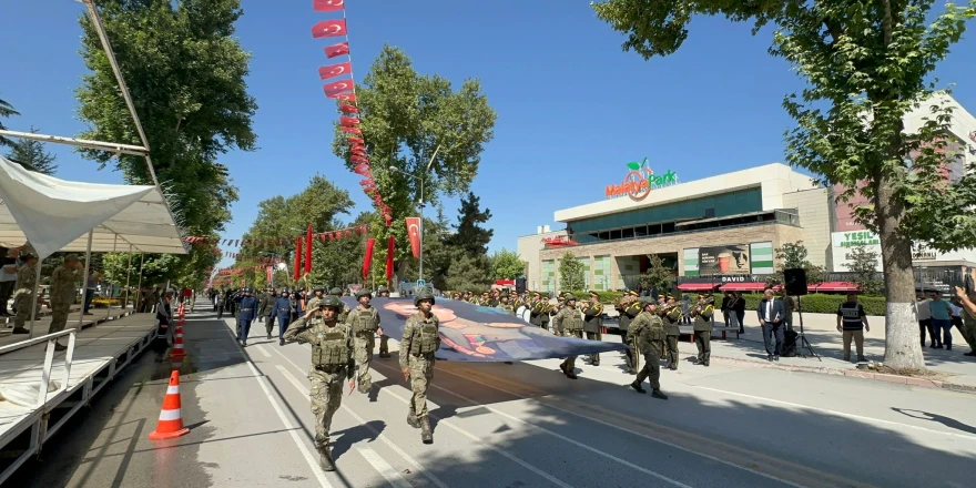 Malatya’da 30 Ağustos Zafer Bayramı provası yapıldı