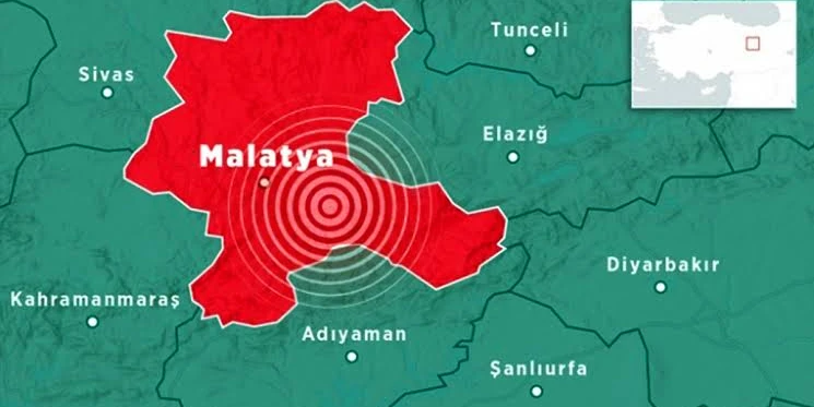 Malatya’da 3.2 Büyüklüğünde Deprem