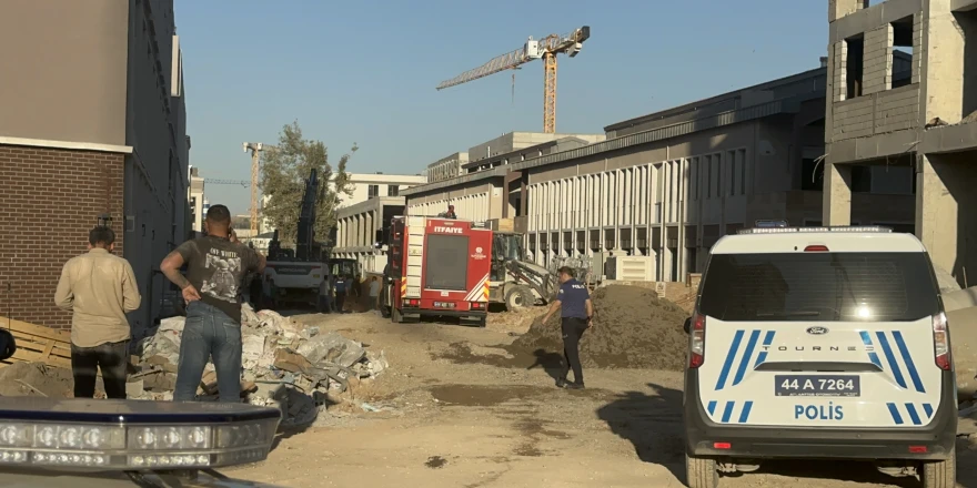 Malatya’da Altyapı Çalışmasında Toprak Kayması: 1 İşçi Yaralandı