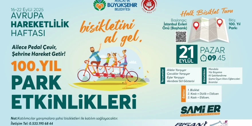 Malatya’da Avrupa Hareketlilik Haftası Renkli Etkinliklerle Kutlanacak