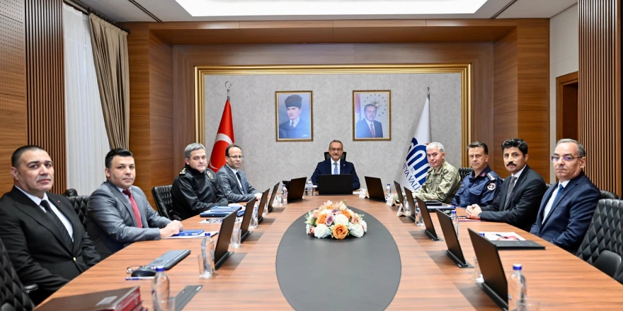 Malatya’da Güvenlik Toplantısında Suçla Mücadele Raporu Değerlendirildi