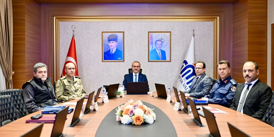 Malatya’da güvenlik ve asayiş toplantısı: uyuşturucu ve suçla mücadelede kararlılık vurgusu