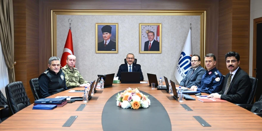 Malatya’da İl Güvenlik Asayiş Ve Koordinasyon Toplantısı Gerçekleştirildi
