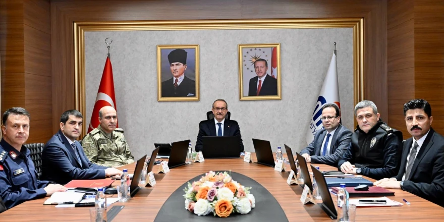 Malatya’da İl Güvenlik Asayiş Ve Koordinasyon Toplantısı Yapıldı