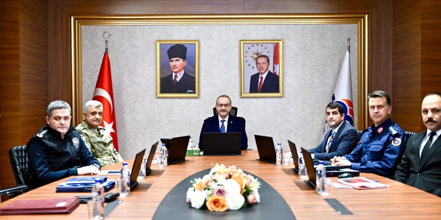 Malatya’da İl Güvenlik Ve Asayiş Konuları Masaya Yatırıldı