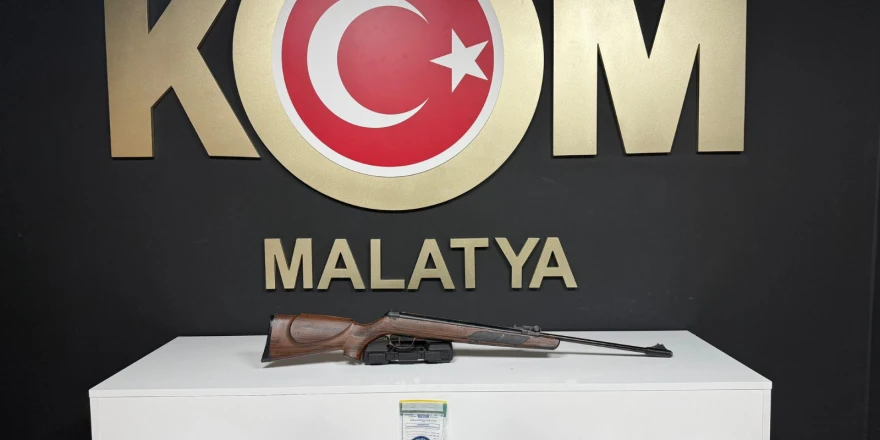 Malatya’da Kaçak Silah Operasyonu: 2 Gözaltı