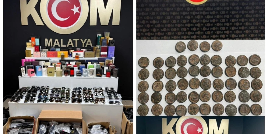 Malatya’da Kaçakçılık Operasyonu: Tarihi Eser Sikkeler Ele Geçirildi