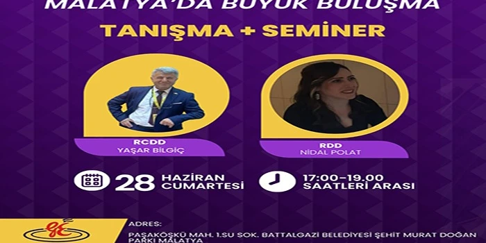 Malatya'da "Para ve Zaman Dengesi" Buluşması: Felaketten Sonra Yeniden Bir Araya Geliyoruz!