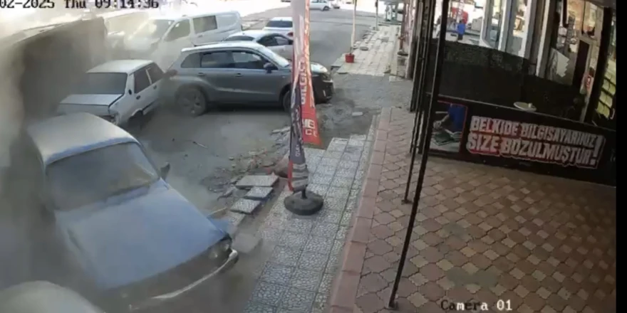 Malatya’daki Feci Kazanın Güvenlik Kamera Kaydı Ortaya Çıktı