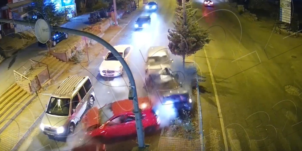 Malatya’daki Zincirleme Kazanın Güvenlik Kamerası Görüntüleri Ortaya Çıktı