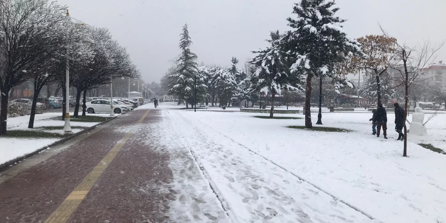 Malatya’ya yılın ilk karı düştü