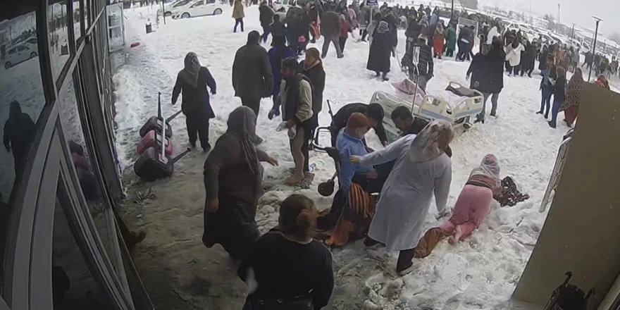 6 Şubat Depreminde Doğanşehir Devlet Hastanesi’nde Yaşananlar Kamerada