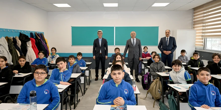 Başkan Er Okul Ziyaretleri Kapsamında bu hafta İnönü Ortaokulu’na Konuk Oldu