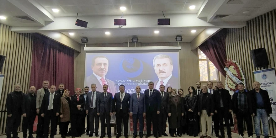 Battalgazi ve Yeşilyurt İlçe Kongreleri Coşkuyla Gerçekleştirildi