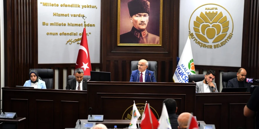 Büyükşehir Belediye Meclis Toplantısında konuşan Başkan Sami Er;