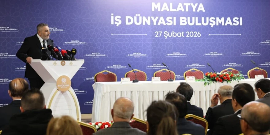 Malatya İş Dünyası Buluşmasında Başkan Sadıkoğlu, Esnaf ve Sanayicinin Taleplerini Cumhurbaşkanı Yardımcısına İletti