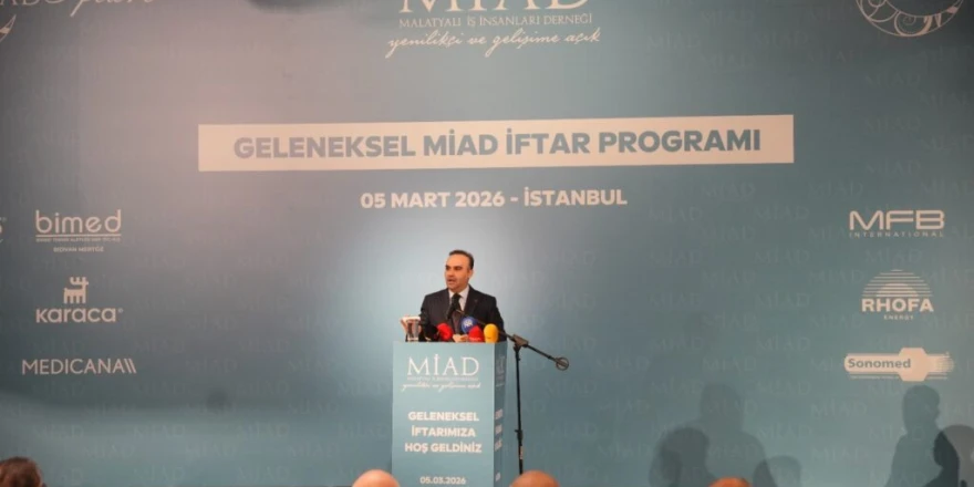 MİAD’ın Geleneksel İftar Programına Bakan Kacır Katıldı