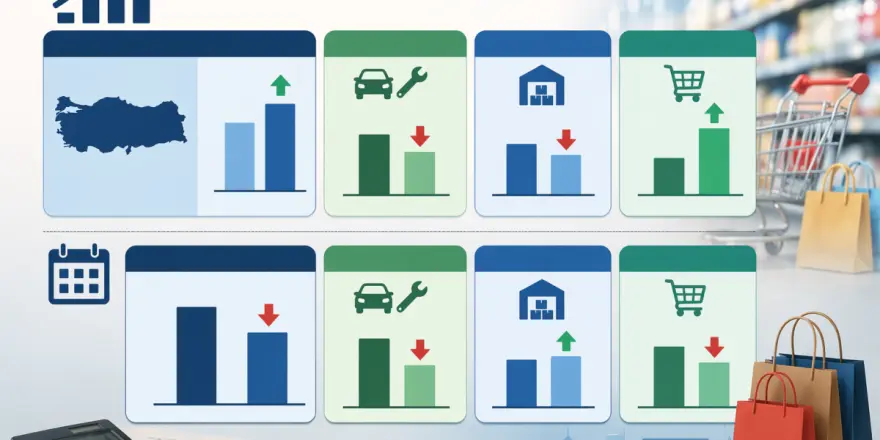 Ticaret Satış Hacmi Şubatta Yıllık Yüzde 4 Arttı