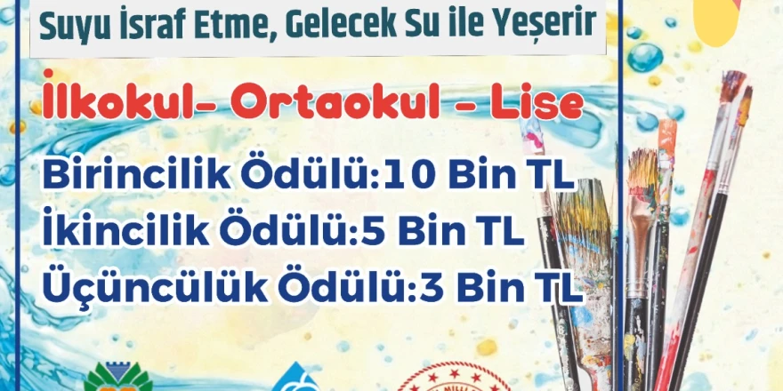 MASKİ’DEN ÖĞRENCİLERE ANLAMLI YARIŞMA: “SUYU İSRAF ETME, GELECEK SU İLE YEŞERİR”