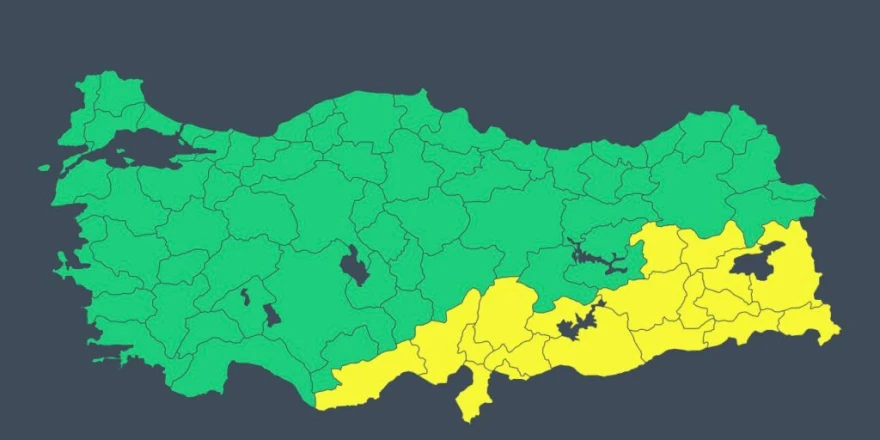 Meteoroloji’den Güneydoğu Ve Akdeniz İçin Kuvvetli Yağış Uyarısı