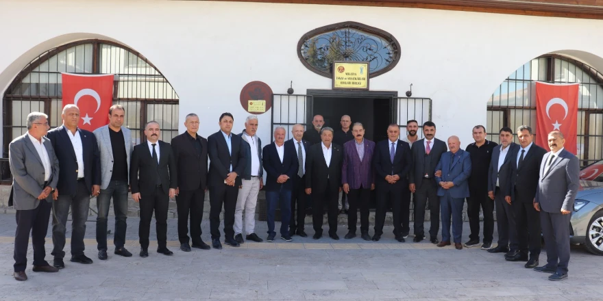 MHP Heyetinden MESOB Başkanı Keskin’e ziyaret