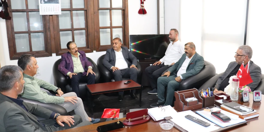 MHP İl Başkanı Gök’ten MESOB Başkanı Keskin’e ziyaret