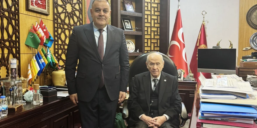 MHP Malatya İl Başkanı Gökhan Gök'ten MHP Lideri Devlet Bahçeli'ye Ziyaret