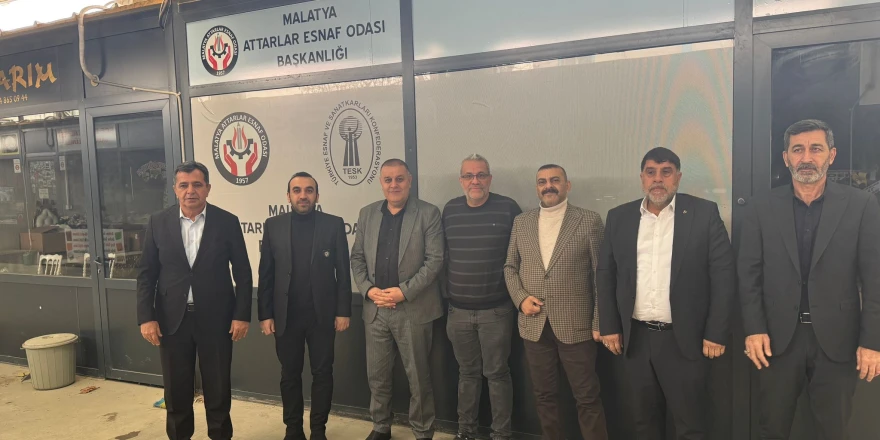 MHP Malatya İl Başkanı Gökhan Gök’ten Oda Başkanlarına Hayırlı Olsun Ziyareti