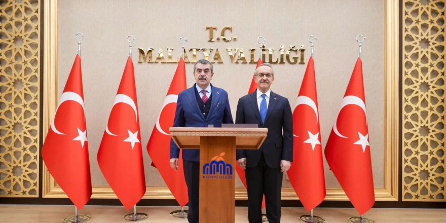 Milli Eğitim Bakanı Yusuf Tekin Malatya’da Temaslarına Başladı