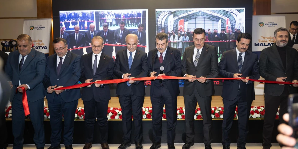 Milli Eğitim Bakanı Yusuf Tekin Eğitim Yatırımlarının Açılış Törenine Katıldı