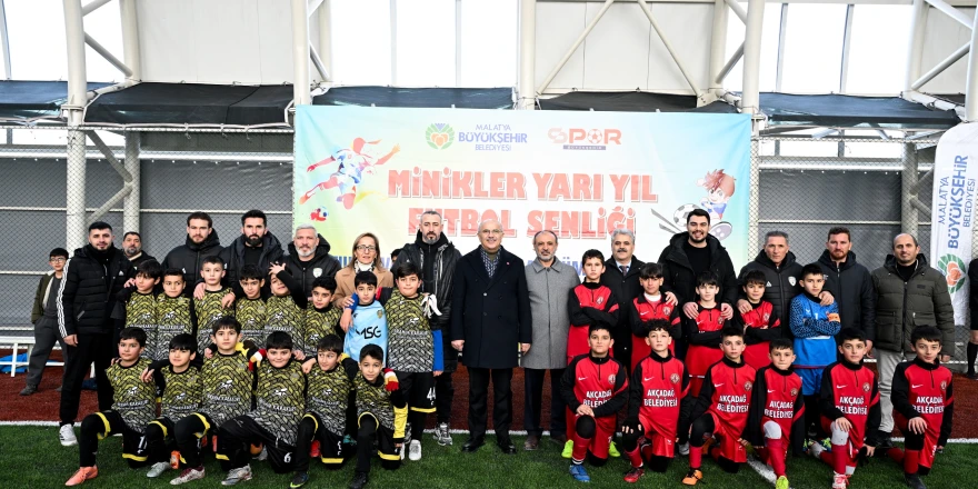 'Minikler Yarıyıl Futbol Şenliği' Turnuvası başladı