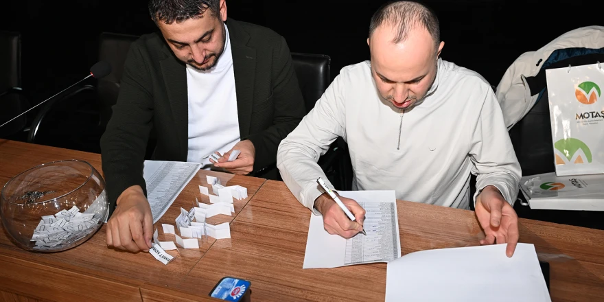 Motaş’a 30 Yeni Şoför Alımı İçin Kuralar Noter Huzurunda Çekildi