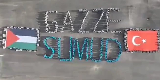 Necip Fazıl Kısakürek İHL Öğrencilerinden Gazze’ye Destek: Küresel Sumud Filosu İçin Farkındalık Etkinliği”