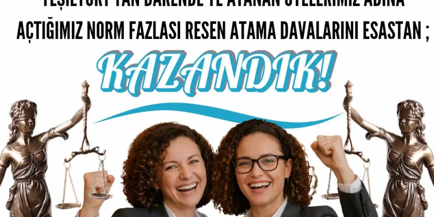 Öğretmen Atamalarında Hukuk Kazandı: Norm Fazlası İşlemleri İptal Edildi.