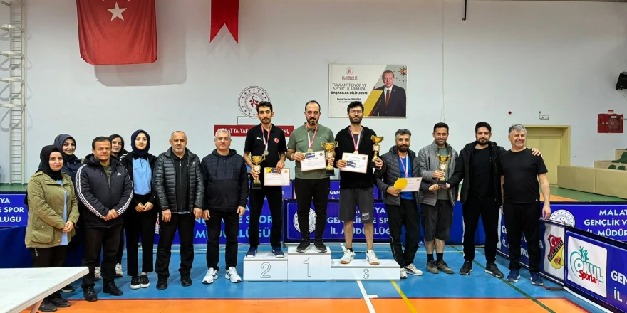 Öğretmenler Günü Masa Tenisi  Turnuvası sona erdi.