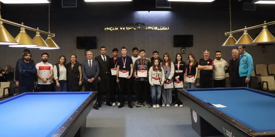 Okul Sporları Bilardo Şampiyonları Belli Oldu