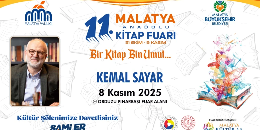 Onur Konuğu Prof. Dr. Kemal Sayar Malatya Kitap Fuarı’nda