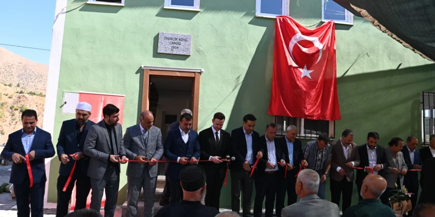 Örencik Camii Dualarla Hizmete Açıldı