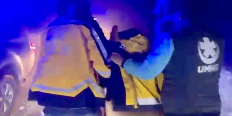 Porga'da Kar Yağışı Nedeniyle Mahsur Kalan Hasta Kurtarıldı