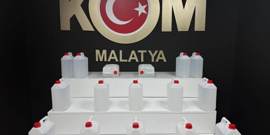 Sahte Alkol Operasyonu: 76 Litre Etil Alkol Ele Geçirildi