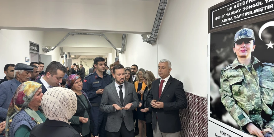 Şehit Yarbay Songül Yakut’un Adı Fethiye İlkokulu Kütüphanesinde Yaşatılacak