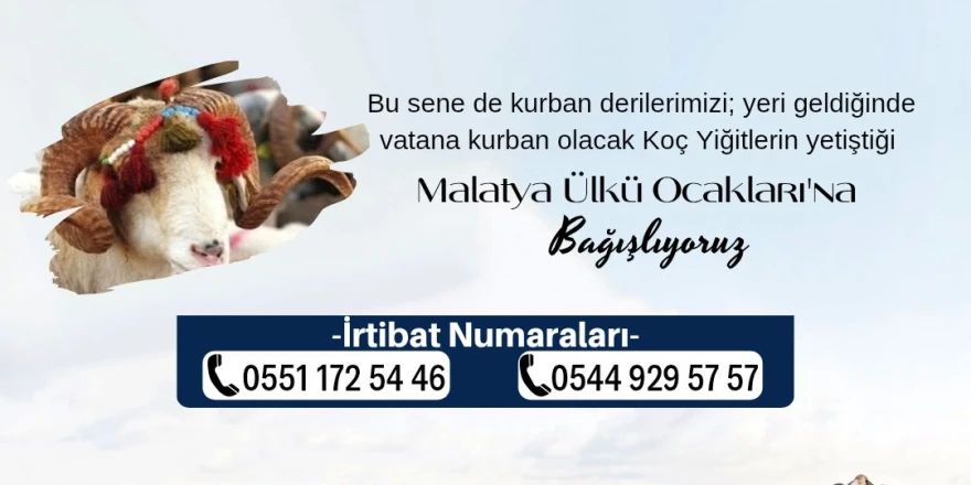 Sevabı Ocağınıza, Derisi Ocağımıza” Çağrısı: Ülkü Ocakları’ndan Kurban Derisi Dayanışması