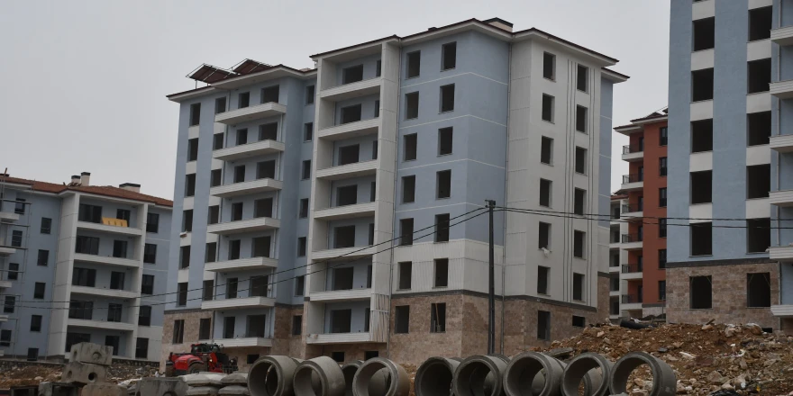 Taştepe 3. Etap TOKİ Konutları Hızla Yükseliyor