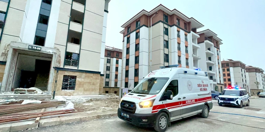 TOKİ Şantiyesinde karbonmonoksit faciası, 1 İşçi Öldü