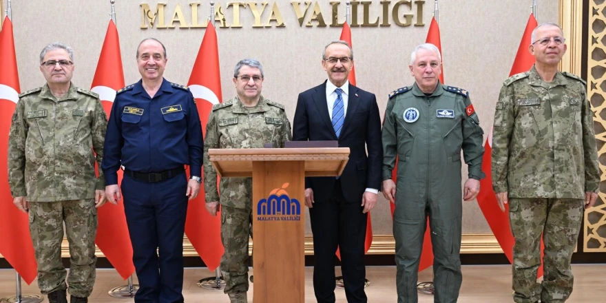 TSK Üst Kademesi Malatya’daydı, Bölgesel Gelişmeler Masaya Yatırıldı